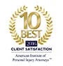 10 Best for Client Satisfaction, American Insitute of Personal Injury Attorneys
